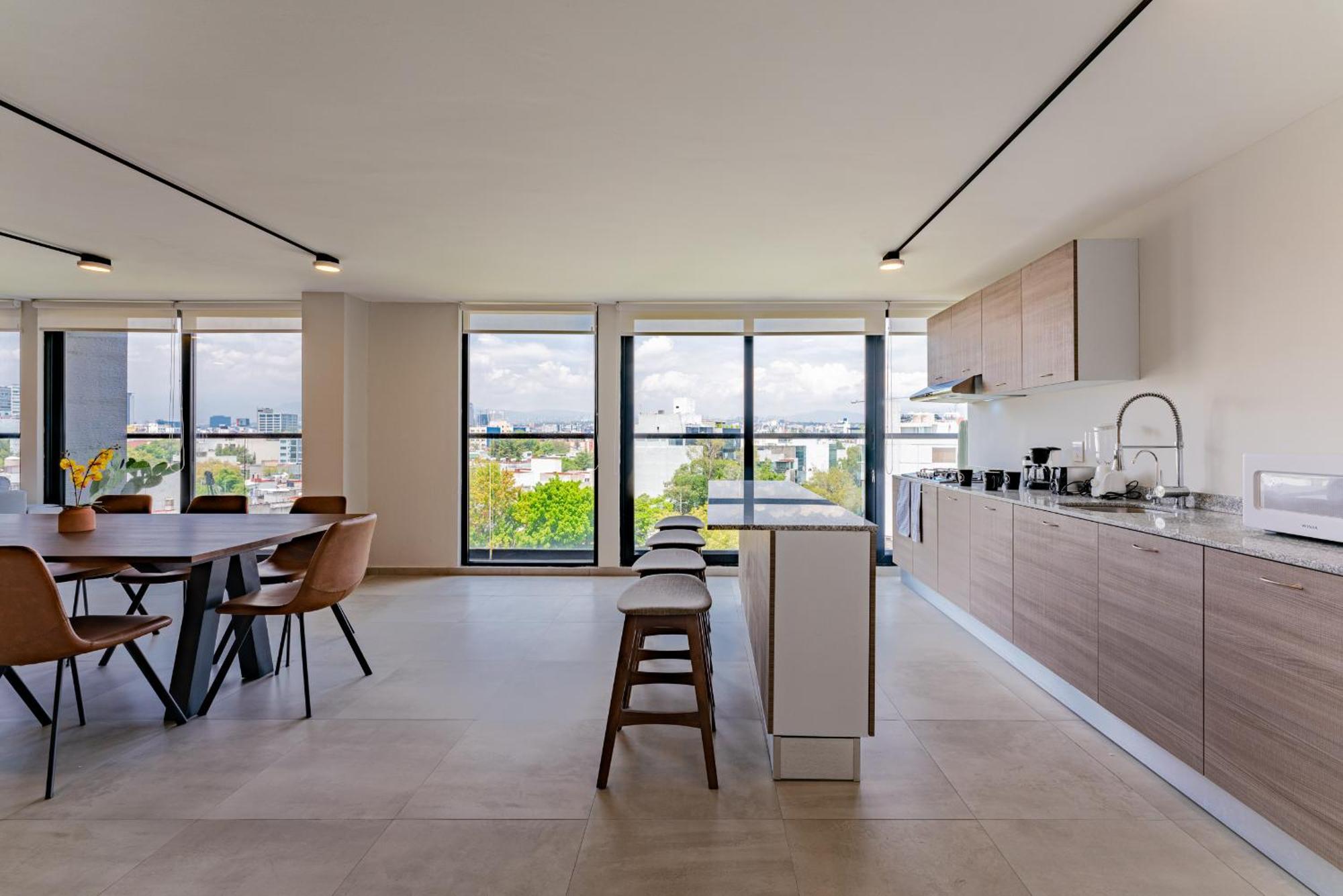 Condesa Lofts & Residence Hotel By Vh 墨西哥城 客房 照片
